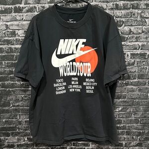 Nike Black and White World Tour Men's Tee